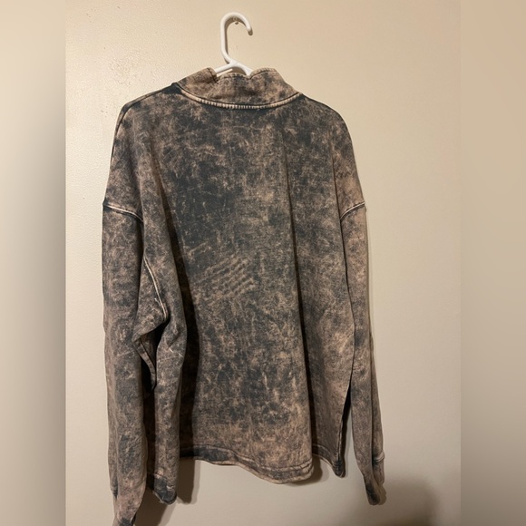 NEW WITH TAG | Men’s Zara Distressed 1/4 Zip Sweater - Picture 5 of 6